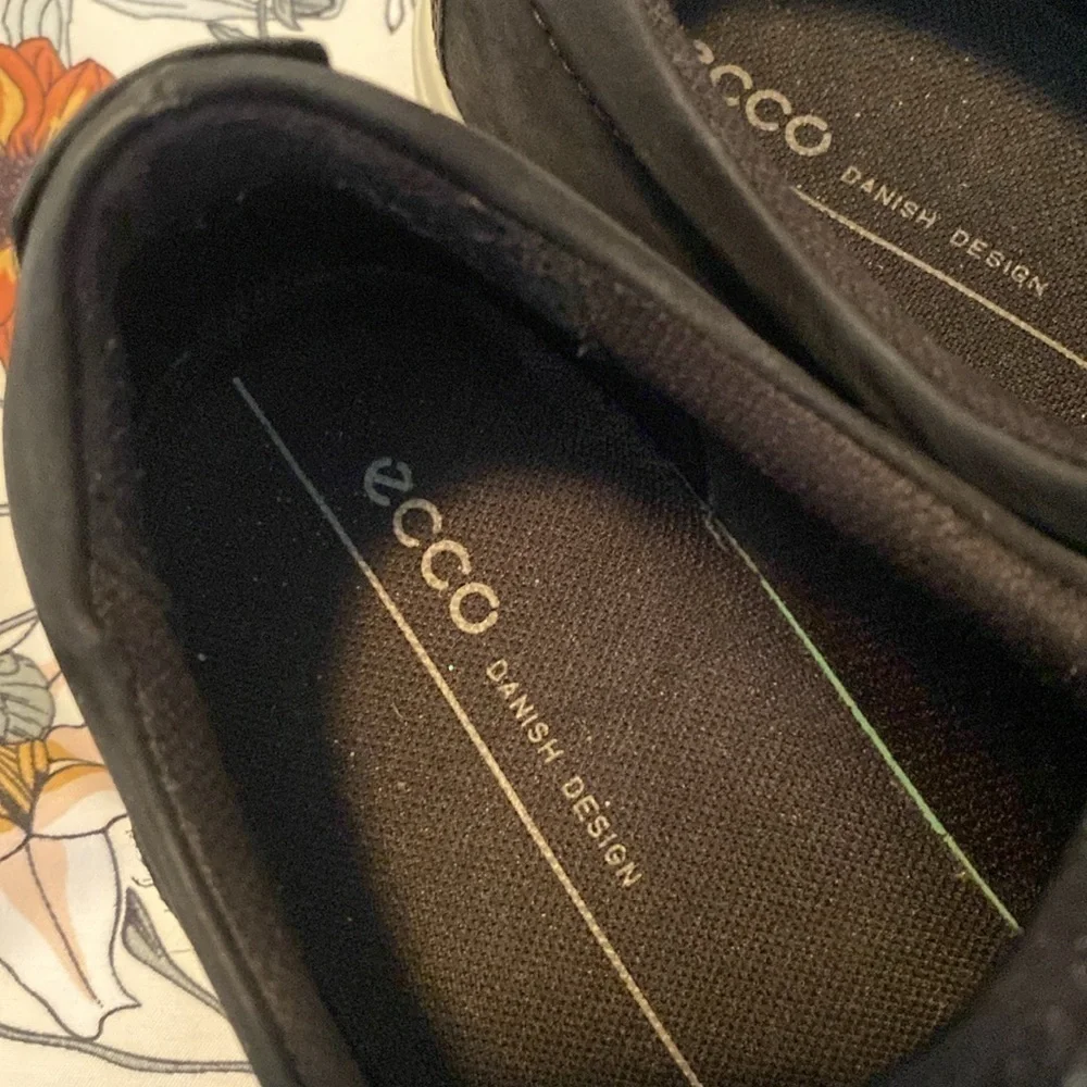 Ecco 7 wedge soft strap sneakers